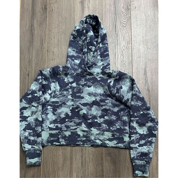 Lululemon Loungeful Cropped Hoodie sz 4 - Picture 3 of 5